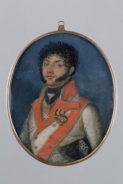 Portrait de Fiodor Petrovitch Ouvorov 1773-1824, 1803 - Mikhail Mikhailovich Zatsepin