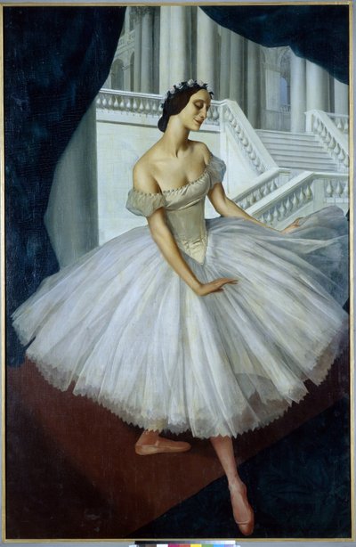 Portrait de la ballerine Anna Pavlova (1881-1931) - Mikhail Nikolayevich Yakovlev