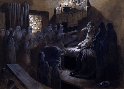 Ivan le Terrible et les fantômes de ses victimes, 19e ou début du 20e siècle - Mikhail Petrovich Klodt