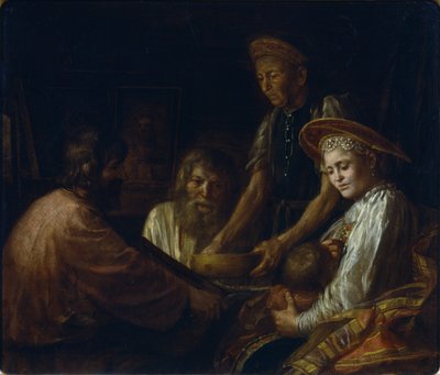 Repas paysan, 1774 - Mikhail Shibanov