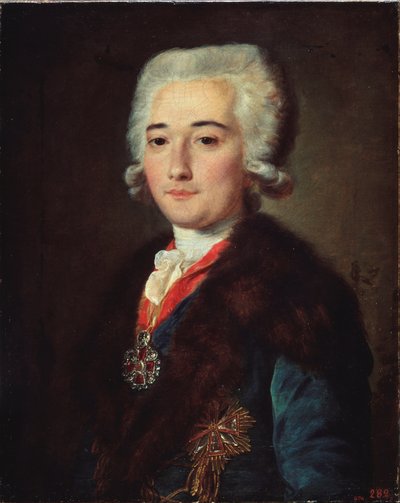 Portrait du comte Alexandre Dmitriev Mamonov (1758-1803) - Mikhail Shibanov