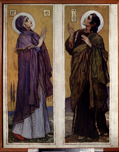 La Vierge et Saint Jean Baptiste - Mikhail Vasilievich Nesterov