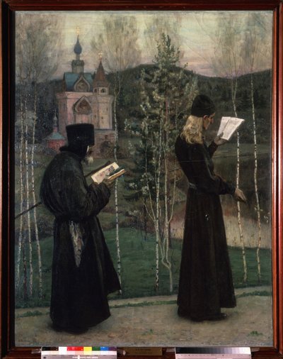 Les cloches sonnent - Mikhail Vasilievich Nesterov