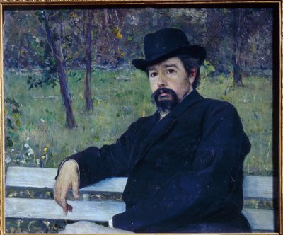 Portrait du peintre Nikolai Alexandrovich Yaroshenko - Mikhail Vasilievich Nesterov