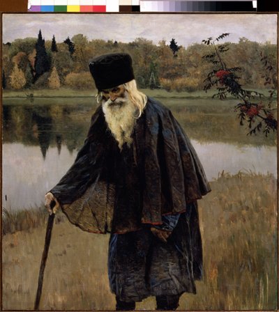 Un ermite - Mikhail Vasilievich Nesterov