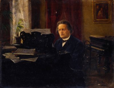 Portrait du compositeur Anton Rubinstein, fin 19e siècle - Mikhail Yarovoy