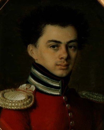 Portrait de Nikolaï Chepelev (né en 1798) - Mikhail Zatsepin