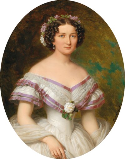 Portrait de la comtesse Maria Gabriella Josepha Anna Szápáry, née Atzél de Borosjenő - Miklós Barabás