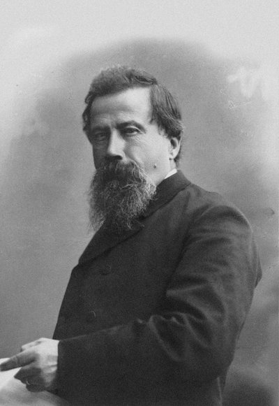 Portrait du compositeur Amilcare Ponchielli 1834-1886 - Milano . Guigoni and Bossi