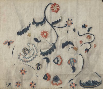 Jupon brodé (détail) - Mildred E. Bent