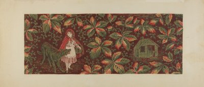Textile imprimé, vers 1940 - Mildred Ford