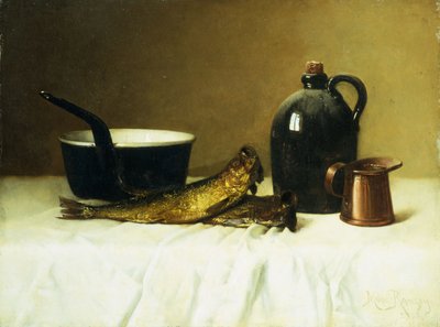Nature morte avec hareng, pot, cruche et mesure, 1908 - Milne Ramsey