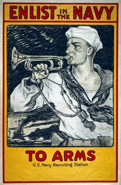 Engagez-vous dans la Marine : Aux armes - Milton Herbert Bancroft