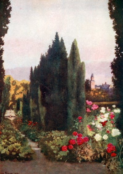 Le jardin de roses, Friedrichshof - Mima Nixon