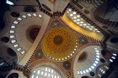 Intérieur de la mosquée Süleymaniye - Mimar Sinan