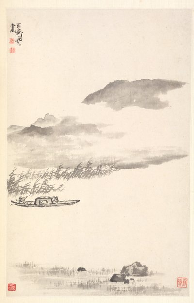 Paysage fluvial - Min Zhen