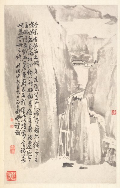 Falaises abruptes, 1788 - Min Zhen