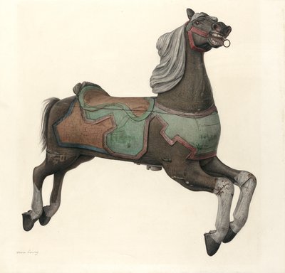 Cheval de carrousel - Mina Lowry