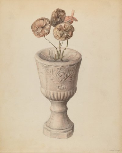 Calice, vers 1937 (aquarelle) - Mina Lowry