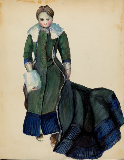 Poupée, vers 1936 - Mina Lowry