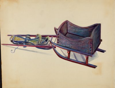 Traîneau jouet - Mina Lowry