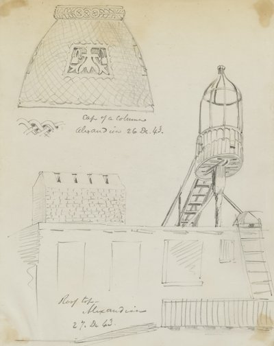Alexandrie (toit/capuchon de colonne) - Miner Kilbourne Kellogg