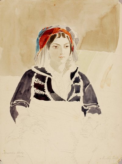 Dame arménienne, Péra - Miner Kilbourne Kellogg