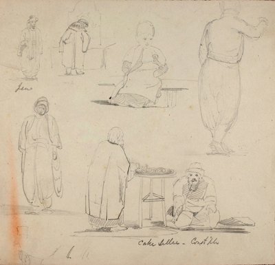 Vendeur de gâteaux, Constantinople - Miner Kilbourne Kellogg