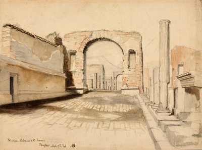 Entrée principale du Forum, Pompéi - Miner Kilbourne Kellogg