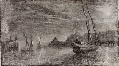 Sans titre (Bateaux dans le port) - Miner Kilbourne Kellogg
