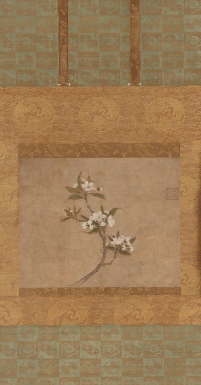 Une branche de fleurs de poirier - Ming Dynasty Chinese School