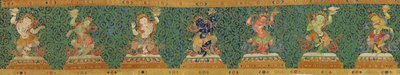 Détail de Thangka impérial brodé en soie - Ming Dynasty Chinese School