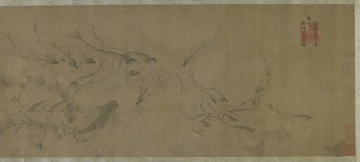 Poissons et herbes aquatiques - Ming Dynasty Chinese School