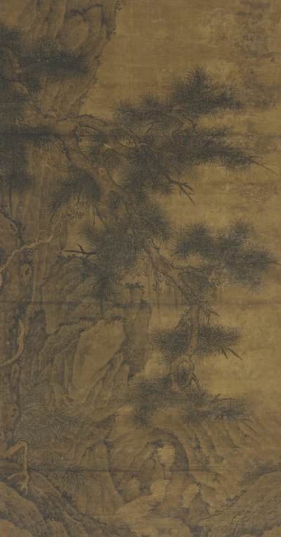 Pin et ruisseau - Ming Dynasty Chinese School