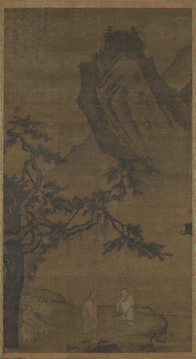 Invoquer le Sage à la rivière Wei - Ming Dynasty Chinese School