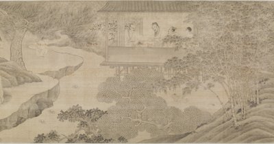 Le Rassemblement au Pavillon des Orchidées - Ming Dynasty Chinese School