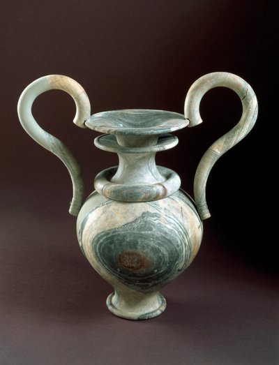 Art minoen : vase de culte en marbre - Minoan