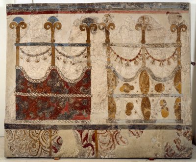 Civilisation minoenne : représentation de deux portails (Ikria) - Minoan