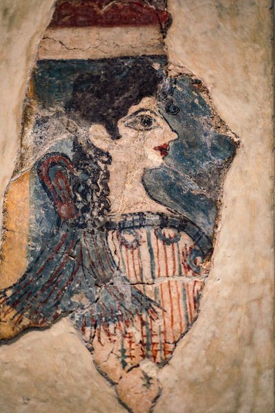 Fresque du tabouret de camp - Minoan