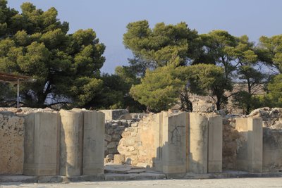 Site archéologique minoen de Phaistos. Porte de l