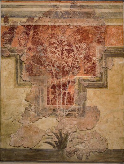Composition minoenne. Panneau des "Fresques de Lys" - Minoan