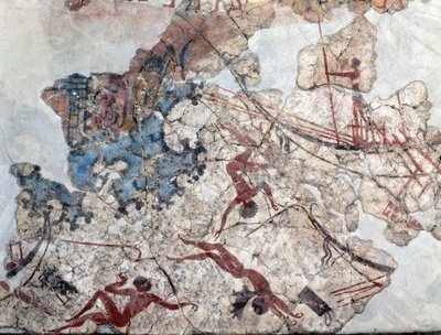 Peinture murale minoenne de l
