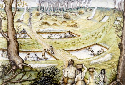 Creusement de fossés de défense - Miranda Schofield