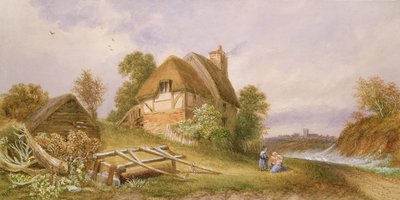 Près de Christchurch, Hampshire, 1874 - Miss Lorimer