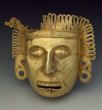 Masque pectoral, période postclassique tardive - Mixtec Mixtec