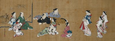 Scène de divertissement - Miyagawa Chōshun
