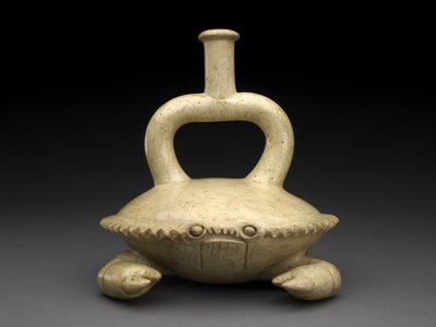 Vase effigie de crabe - Moche Moche