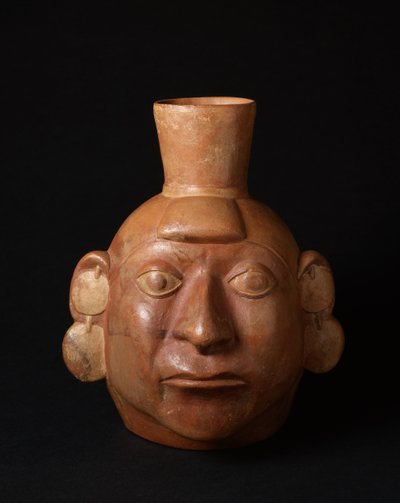 Vase à portrait, période intermédiaire précoce, vers 200-700 (céramique) - Moche Moche