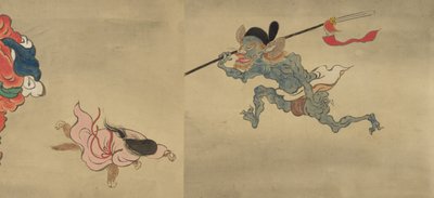 Copie de la Parade nocturne des cent démons de la collection Shinjuan, XVIIIe siècle - Mochizuki Gyokusen