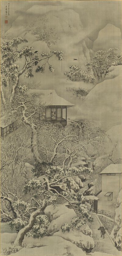 Paysage enneigé - Mochizuki Gyokusen